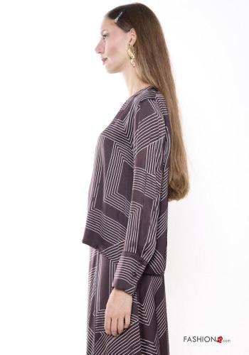 Blouse à Imprimé Géométrique - ph 2