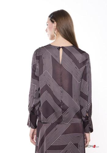 Blouse à Imprimé Géométrique - ph 3