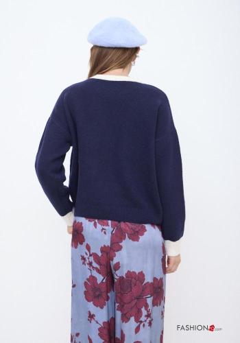 Maglione in Misto Lana Fantasia stampata - ph 3