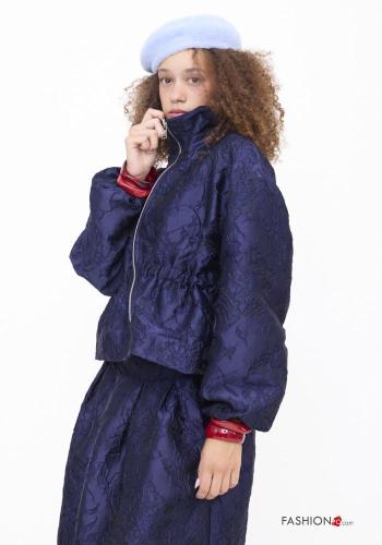 Chaqueta con cremallera de cuello alto con elástico - ph 2