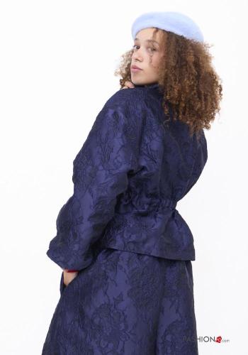 Chaqueta con cremallera de cuello alto con elástico - ph 3
