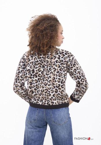 Jersey cuello redondo Estampado animal - ph 4