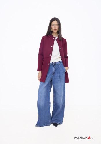 Cappotto con tasche con bottoni con cappuccio - ph 3