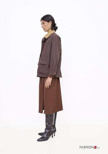 Giacca in Cotone con colletto con bottoni con tasche - ph 2