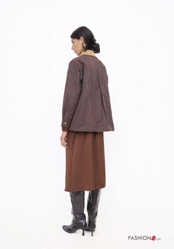 Giacca in Cotone con colletto con bottoni con tasche - ph 3