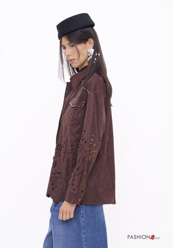 Camicia con tasche con bottoni con borchie - ph 2