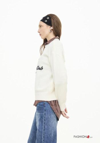 Embroidered crew neck Sweater - ph 2