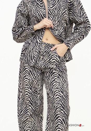 Pantalones de Algodón Estampado animal - ph 2