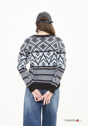 Jersey de Mezcla de Lana con cuello en v - ph 4