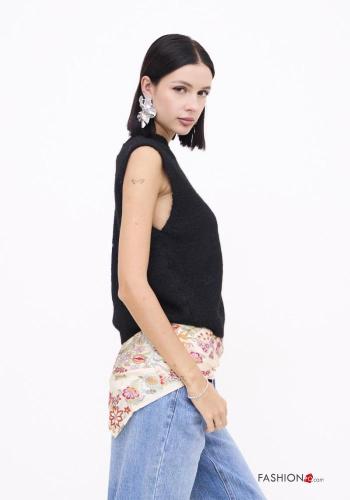 Pull en Mohair sans manches col rond - ph 2
