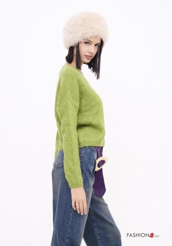 Pull en Mohair à col en V - ph 2