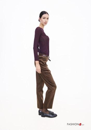 Velvet Trousers with belt - ph 2