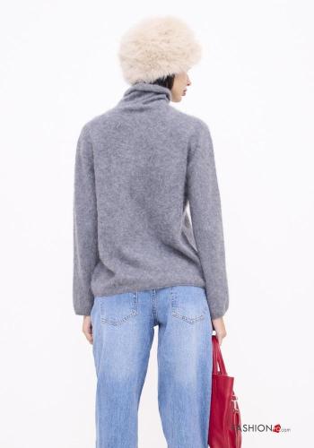 Cashmere Blend Sweater Rollneck - ph 3