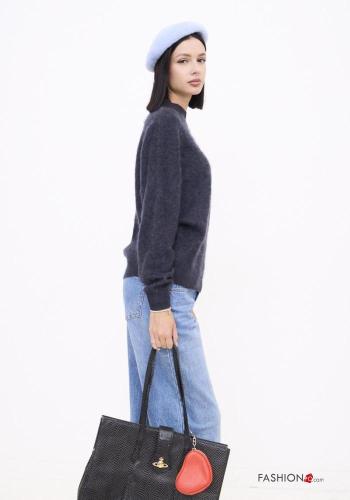 Maglione in Misto Cashmere a collo alto - ph 2