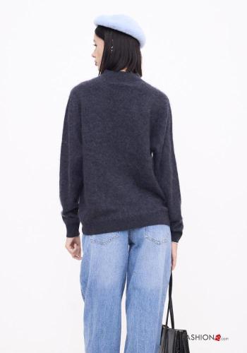 Maglione in Misto Cashmere a collo alto - ph 3