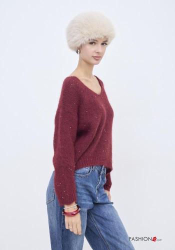 Jersey de Mohair con cuello en v - ph 2
