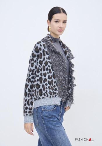 Gilet en Mohair Imprimé animalier - ph 2