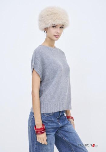 Pull en Mélange de Laine sans manches - ph 2