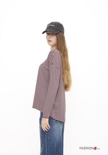 Striped asymmetrical Long sleeved top - ph 2