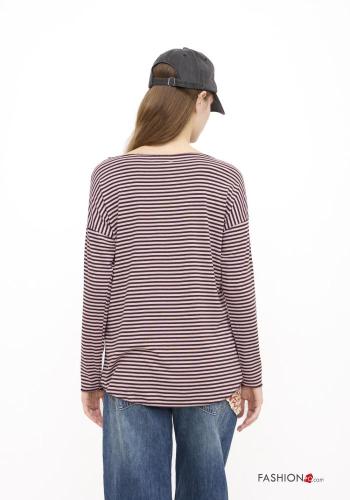 Striped asymmetrical Long sleeved top - ph 3