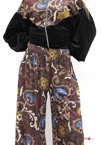 Pantalones Estampado de Paisley con elástico - ph 2