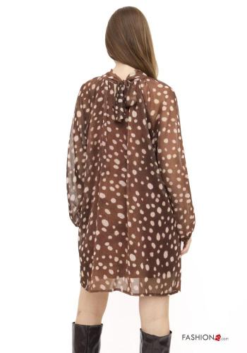 Vestido corto Estampado de lunares - ph 3
