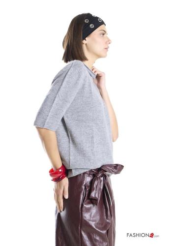 Maglione in Misto Cashmere maniche corte - ph 2