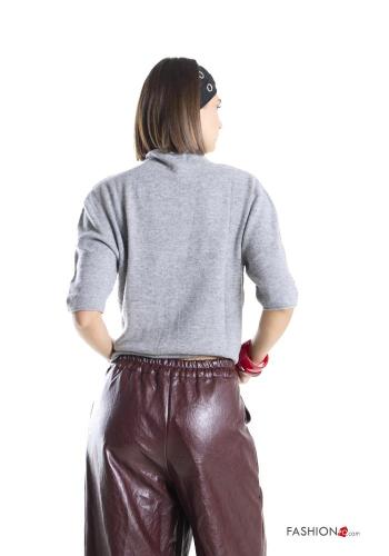 Maglione in Misto Cashmere maniche corte - ph 3