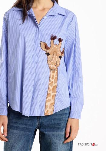 Camicia in Cotone Fantasia animali - ph 2