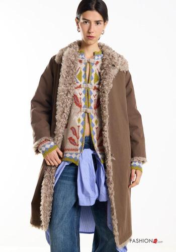 reversible long Cotton Coat - ph 2