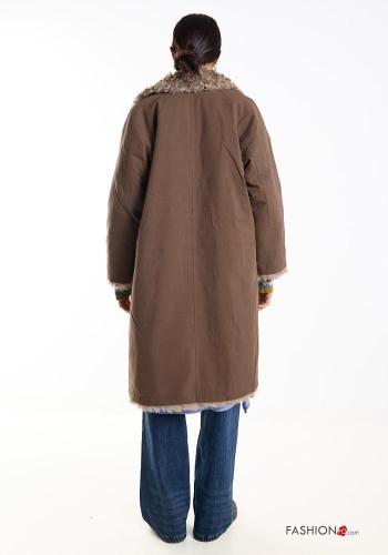 reversible long Cotton Coat - ph 4