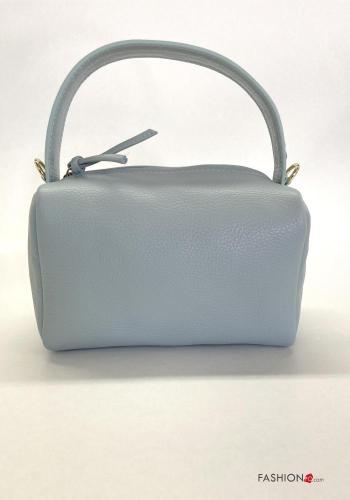 Bolso de Cuero Genuino con cinturón con cremallera con forro con bolsillos - ph 6