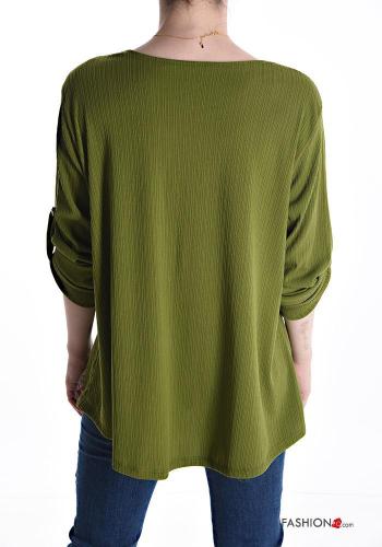 Jersey con cuello en v con cremallera - ph 2