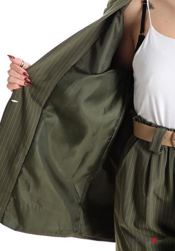 Suit with pockets with elastic with lining with buttons with belt - ph 3