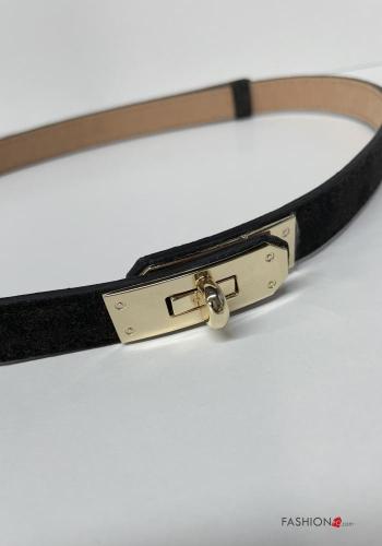 Suede Genuine Leather Belt - ph 2