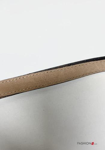 Animal motif Suede Genuine Leather Belt - ph 4