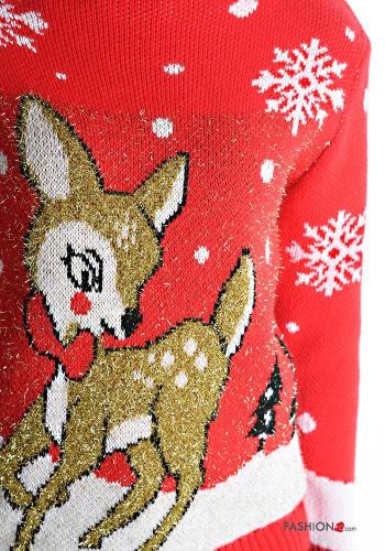 Jersey manga larga cuello redondo Navidad - ph 4