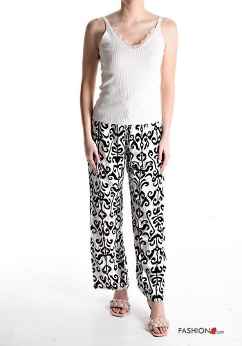 Débardeur détail dentelle Côtelé à col en V - ph 4