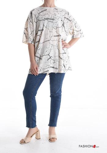 T-shirt in Cotone maniche corte girocollo - ph 5