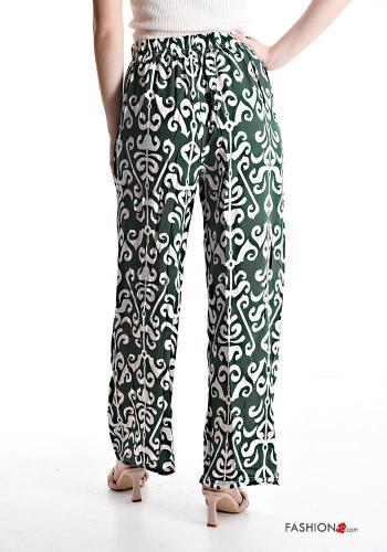 Pantalones wide leg con elástico - ph 4