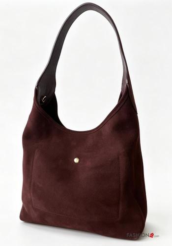Sac en Cuir Véritable avec fermeture éclair avec bandoulière - ph 4