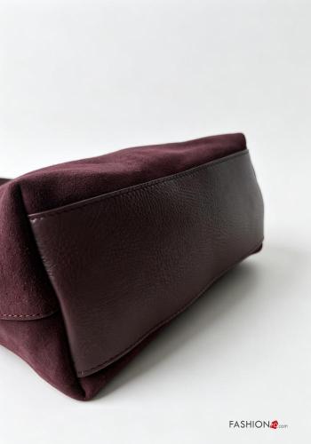 Sac en Cuir Véritable avec fermeture éclair avec bandoulière - ph 5