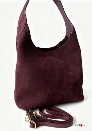 Sac en Cuir Véritable avec fermeture éclair avec bandoulière - ph 7