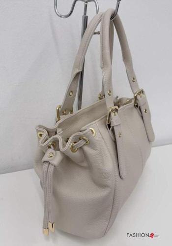 Bolso de Cuero Genuino con bandolera - ph 3