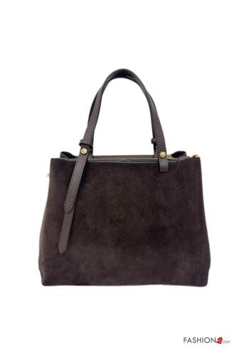 Bolso de Cuero Genuino con cremallera con bandolera - ph 2