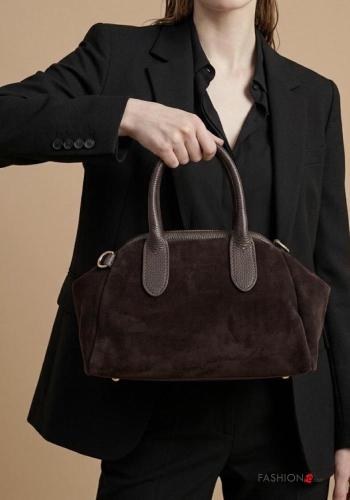 Bolsa de mano de Cuero Genuino con bandolera - ph 2