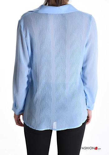 Camicia plissé con bottoni - ph 2