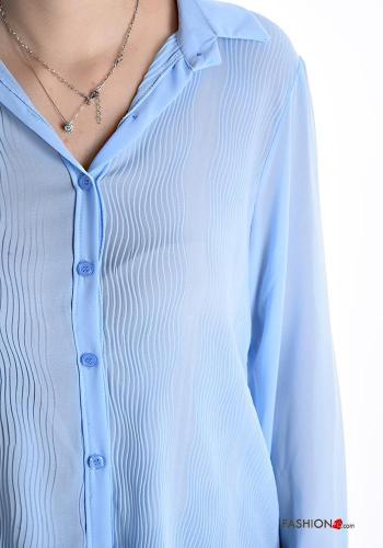 Camicia plissé con bottoni - ph 4