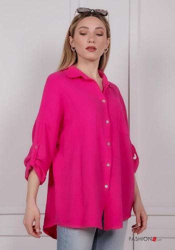 Camicia in Cotone con tasche - ph 2