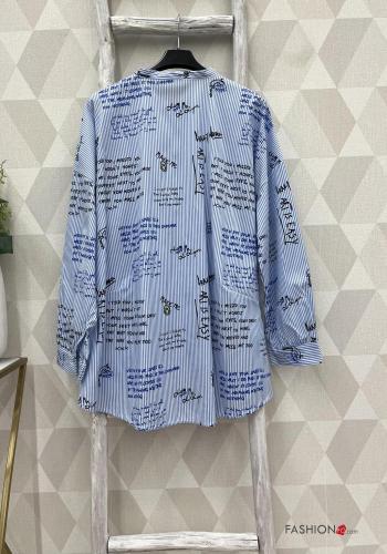 Camicia in Cotone Fantasia righe - ph 4